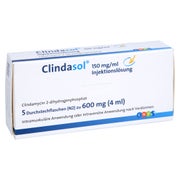 Clindasol 150 Mg/ml Inj.-Lsg.600 mg 5X4 ml