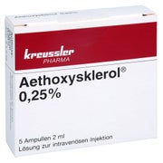 Aethoxysklerol 0,25% Injektionslösung 5X2 ml