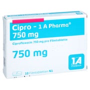 Cipro-1a Pharma 750 mg Filmtabletten 10 St