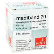 Mediband 70 Kurzzugbinde 6 cmx5 m hautfa 1 St