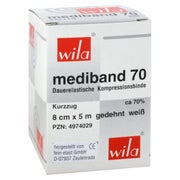 Mediband 70 Kurzzugbinde 8 cmx5 m weiß 1 St