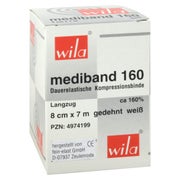 Mediband 160 Langzugbinde 8 cmx7 m weiß 1 St