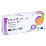 AZI TEVA 500 mg Filmtabletten 3 St