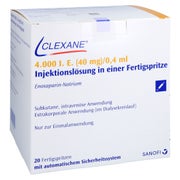 CLEXANE 4.000 I.E. 40mg/0,4ml ILO F.Sp.+Sich-Sys. 20 St
