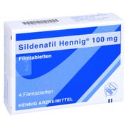 Sildenafil Hennig 100 mg Filmtabletten 4 St