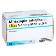 MIRTAZAPIN-ratiopharm 15 mg Schmelztabletten 48 St