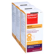 SYMBICORT Turbuhaler 80/4.5 µg/Dosis 120 ED 3 St