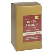 B12+b6+folsäure ohne Lactose Kapseln 180 St