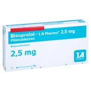 BISOPROLOL-1A Pharma 2,5 mg Filmtabletten 30 St