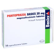 PANTOPRAZOL BASICS 20 mg magensaftres.Tabletten 14 St