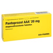 PANTOPRAZOL AAA 20 mg magensaftres.Tabletten 7 St