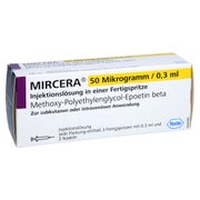 MIRCERA 50 Mikrogramm/0,3 ml Inj.-Lsg.i.e.F.-Sp. 3 St