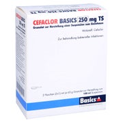 CEFACLOR BASICS 250 mg TS Gran.z.Susp.-Herstell. 2X100 ml