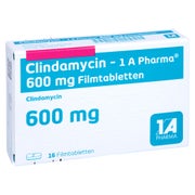 CLINDAMYCIN-1A Pharma 600 mg Filmtabletten 16 St