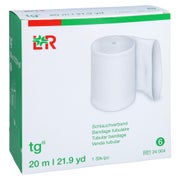Produktabbildung: TG Schlauchverband Gr.6 20 m weiß 24004 1 St