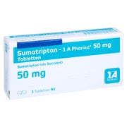 Sumatriptan-1a Pharma 50 mg Tabletten 3 St