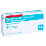 Verapamil 40-1a Pharma Filmtabletten 30 St