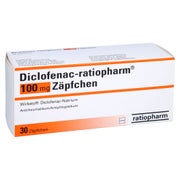 Diclofenac-ratiopharm 100 mg Zäpfchen 30 St