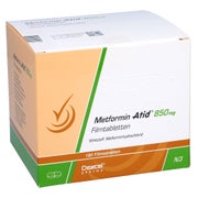 Metformin Atid 850 mg Filmtabletten 180 St
