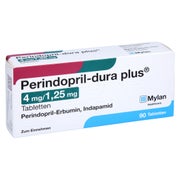 PERINDOPRIL dura plus 4mg/1,25mg Tabletten 90 St