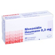 MOXONIDIN Heumann 0,3 mg Filmtabl.Heunet 30 St