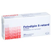 FELODIPIN 5 mg retard Heumann Tabl.Heunet 20 St