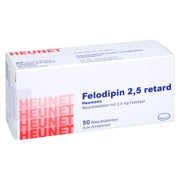 FELODIPIN 2,5 mg retard Heumann Tabl.Heunet 50 St