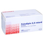 FELODIPIN 2,5 mg retard Heumann Tabl.Heunet 100 St