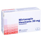MIRTAZAPIN Heumann 30 mg Filmtabl.Heunet 20 St