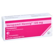 Verapamil Hennig 120 mg Filmtabletten 30 St