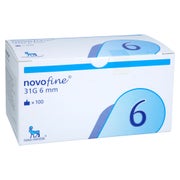 Novofine 6 Kanülen 0,25x6 mm 31 G 100 St