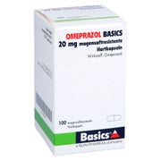 OMEPRAZOL BASICS 20 mg magensaftresist.Hartkapseln 100 St