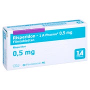 RISPERIDON-1A Pharma 0,5 mg Filmtabletten 20 St
