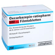 OXCARBAZEPIN-ratiopharm 600 mg Filmtabletten 200 St
