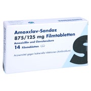 AMOXCLAV-Sandoz 875/125 mg Filmtabletten 14 St