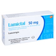 LAMICTAL 50 mg Tabl.z.Herst.e.Susp.z.Einnehmen 42 St