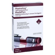 HUMALOG 100 E/ml KwikPen Injektionslösung 5 St