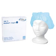 Maimed Cap B Baretthaube blau aus PP 100 St