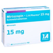 MIRTAZAPIN-1A Pharma 15 mg Schmelztabletten 48 St