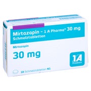 MIRTAZAPIN-1A Pharma 30 mg Schmelztabletten 18 St