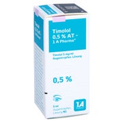 Timolol 0,5% At-1a Pharma Augentropfen 5 ml