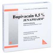 Bupivacain 0,5% Jenapharm Ampullen 5X10 ml
