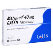 Metypred 40 mg GALEN Tabletten 10 St