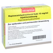 ROPIVACAINHYDROCHLORID Kabi 10 mg/ml Inj.-Lsg. 5X10 ml
