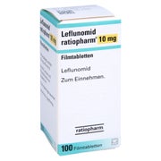LEFLUNOMID ratiopharm 10 mg Filmtabletten 100 St