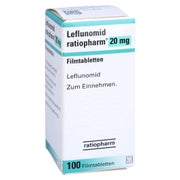 LEFLUNOMID ratiopharm 20 mg Filmtabletten 100 St