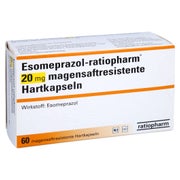 ESOMEPRAZOL-ratiopharm 20 mg magensaftr.Hartkps. 60 St