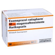 ESOMEPRAZOL-ratiopharm 40 mg magensaftr.Hartkps. 90 St