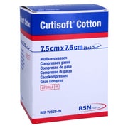 Cutisoft Cotton Kompr.7,5x7,5 cm 8fach 25X5 St
