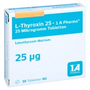 L-thyroxin 25-1a Pharma Tabletten 50 St